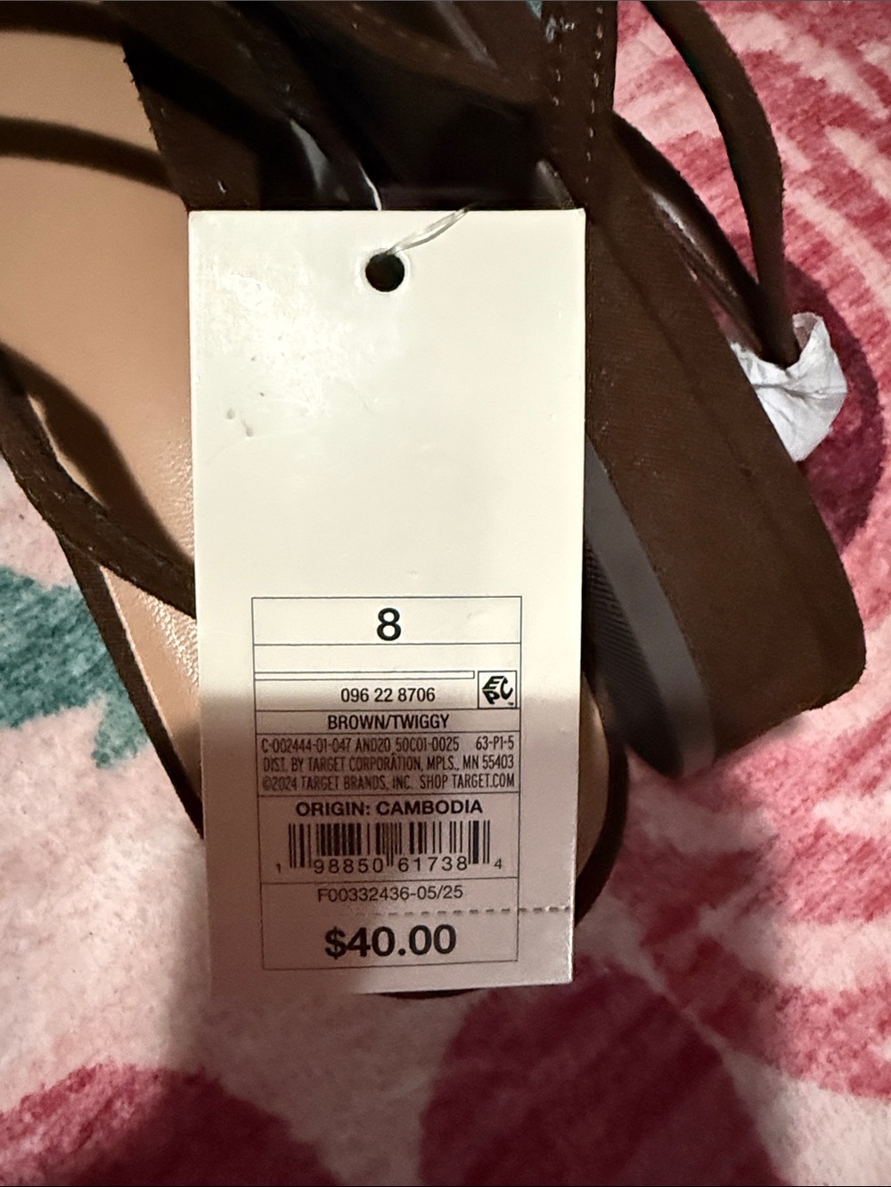 NWT a new day Pointed Toe Strappy Slingback Flats FALL balletcore feminine cozy - Picture 9 of 9